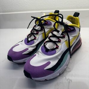 Nike AIR70 Women’s Purple, Yellow, and White Sneakers